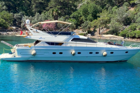 Ferretti 60 31 cabin 6 pax motor yacht for charter gocek 9